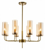 Люстра на штанге Indigo Balletto 13014/8R Brass