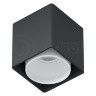 Светильник накладной KEA ED-GU10 Black-White LeDron неповоротный под сменную лампу