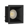 Светильник встраиваемый RISE KIT 1 Black LeDron составной под сменную лампу