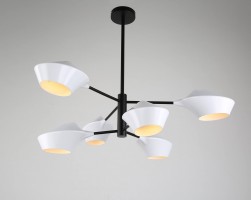 Подвесной светильник Lumina Deco Romina LDP 6037-6 WT+BK