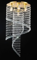 Хрустальная потолочная люстра Lumina Deco Precisio LDC 7053-7A GD
