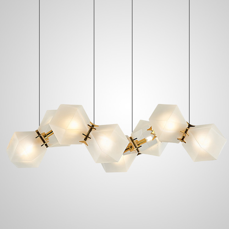 Люстра Gabriel Scott  Welles Glass L8 By Imperiumloft