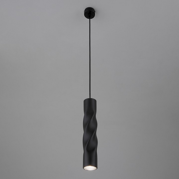 Подвесной светильник Eurosvet Scroll 50136/1 LED черный 5W