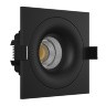 Светильник встраиваемый LeDron LOFT SQ 10W Black LED
