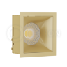 Светильник встраиваемый RISE KIT 1 Gold LeDron составной под сменную лампу