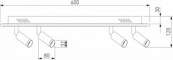 Накладной светильник Eurosvet Strake 90268/4 белый