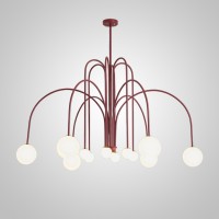 Потолочная Люстра Day L12 D100 Red By Imperiumloft