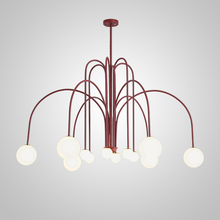 Потолочная Люстра Day L12 D100 Red By Imperiumloft