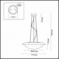 Подвесной светильник Odeon Light Zita 2754/3