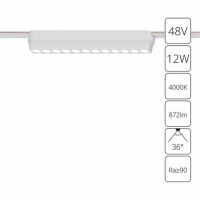 Накладной светильник Arte Lamp Rapid A6154PL-1WH