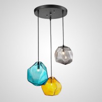 Подвесной Светильник Color Ice Cube Pendant Jevio 3 На Диске