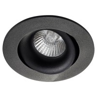 Поворотный встраиваемый точечный светильник AM Group AM302 BK