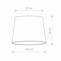 Плафон текстильный Nowodvorski Cameleon Cone M V PI/WH 8498