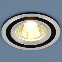 Встраиваемый светильник Elektrostandard Vode 5305 MR16 CH/BK