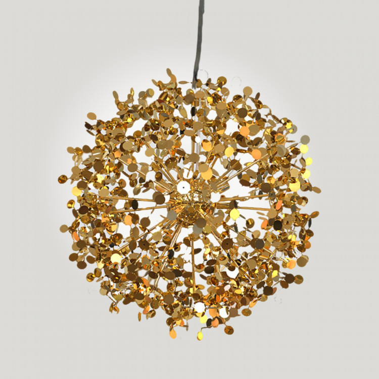 Люстра Tezani Argent Suspension Pendant Lamp 85 Gold D80 By Imperiumloft