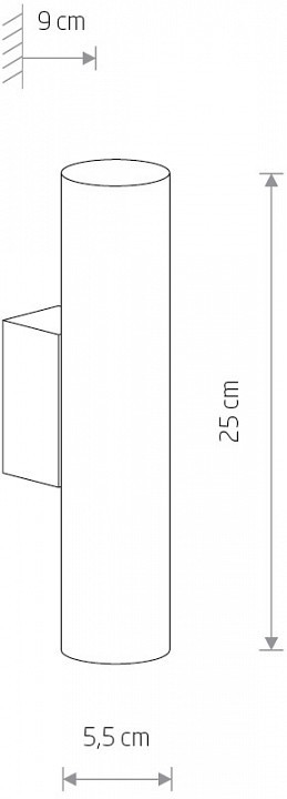 Бра Nowodvorski Eye wall 8073
