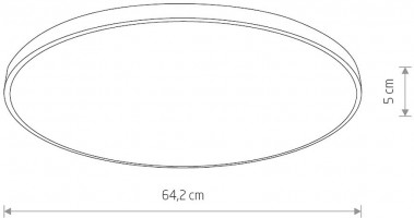 Накладной светильник Nowodvorski Agnes Round Led 8210