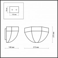 Накладной светильник Odeon Light Valso 2344/1W