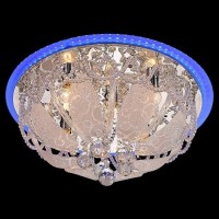 Накладной светильник Eurosvet Disco 80100/8 хром/голубой