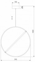 Подвесной светильник Eurosvet Element 90282/1 хром