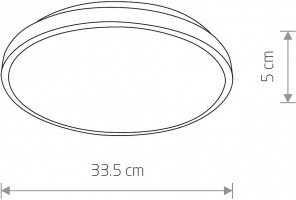 Накладной светильник Nowodvorski Agnes Round Led 8186