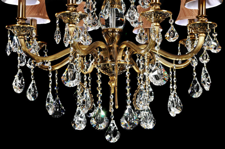 Хрустальная подвесная люстра Lumina Deco Lussinare LDP 9236-8