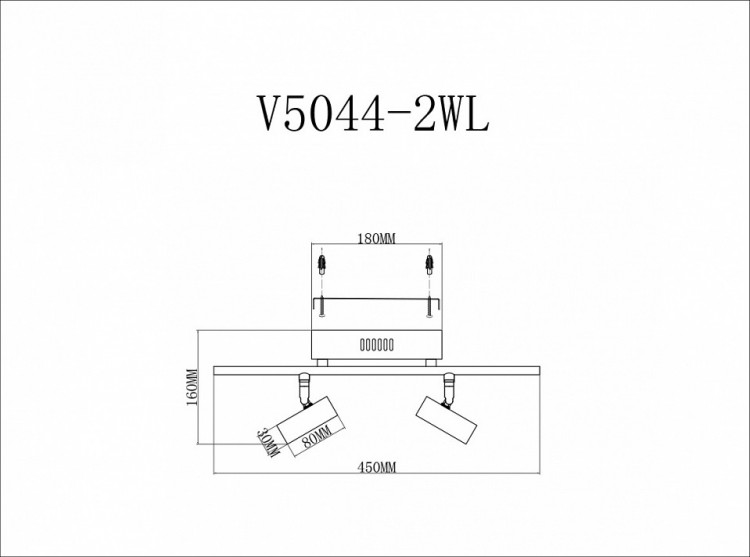 Спот Moderli Right V5044-2WL