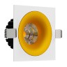 Светильник встраиваемый LeDron LOFT SQ 10W White-Gold LED