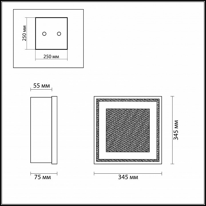 Накладной светильник Odeon Light Ulen 2736/2W