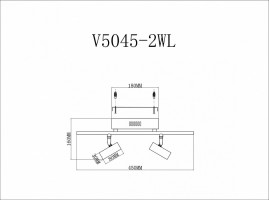 Спот Moderli Right V5045-2WL