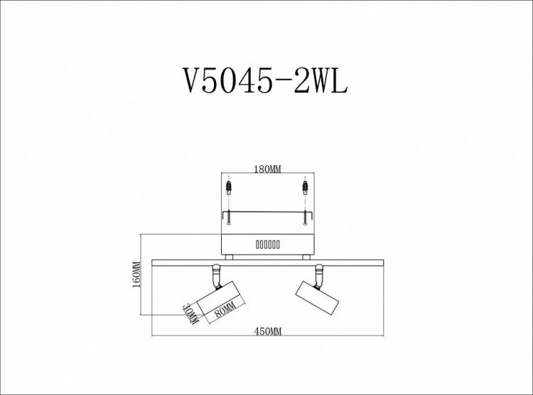 Спот Moderli Right V5045-2WL