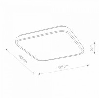 Накладной светильник Nowodvorski Agnes Square Led 8137