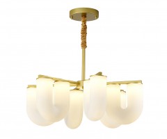 07679-6,33 Люстра Нера мат.золото Led 60W