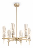 Люстра на штанге Maytoni Lita H002PL-06G