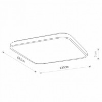 Накладной светильник Nowodvorski Agnes Square Led 8136