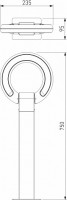 Наземный низкий светильник Elektrostandard NAVI a062880