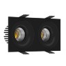 Светильник встраиваемый LeDron LOFT SQ 2 20W Black LED
