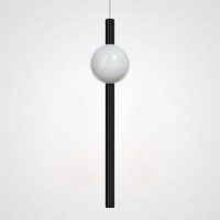Подвесной Светильник Broom Orion Globe Light Black D L600 By Imperiumloft