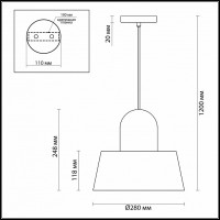 Подвесной светильник Odeon Light Alur 4140/1