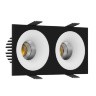 Светильник встраиваемый LeDron LOFT SQ 2 20W Black-White LED