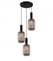 Подвесной светильник Lumina Deco Rico LDP 1218-3 GY+BK