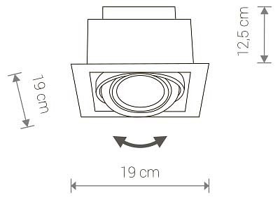 Встраиваемый светильник Nowodvorski Downlight 9573