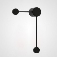 Бра Via Pin Wall Light Black By Imperiumloft