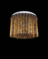 Хрустальная потолочная люстра Lumina Deco SOFT LINE LDC 7102-450 GD