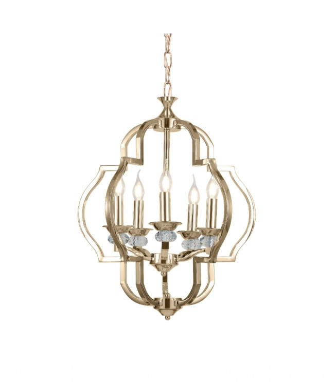 Подвесная люстра Lumina Deco Cesaro LDP 17078-5 GD