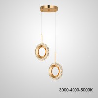 Подвесной Светильник Kezia Duo Ring Трехцветный Свет By Imperiumloft