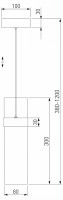 Подвесной светильник Eurosvet Lumen 50244/1 LED хром/дымчатый