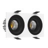Светильник встраиваемый LeDron LOFT SQ 2 20W White-Black LED