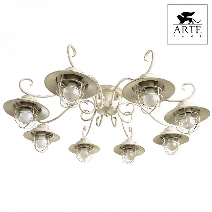 Потолочная люстра Arte Lamp Lanterna A4579PL-8WG