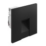 Светильник встраиваемый KIT AGILE SQ Black Ledron для стен и ступеней LED